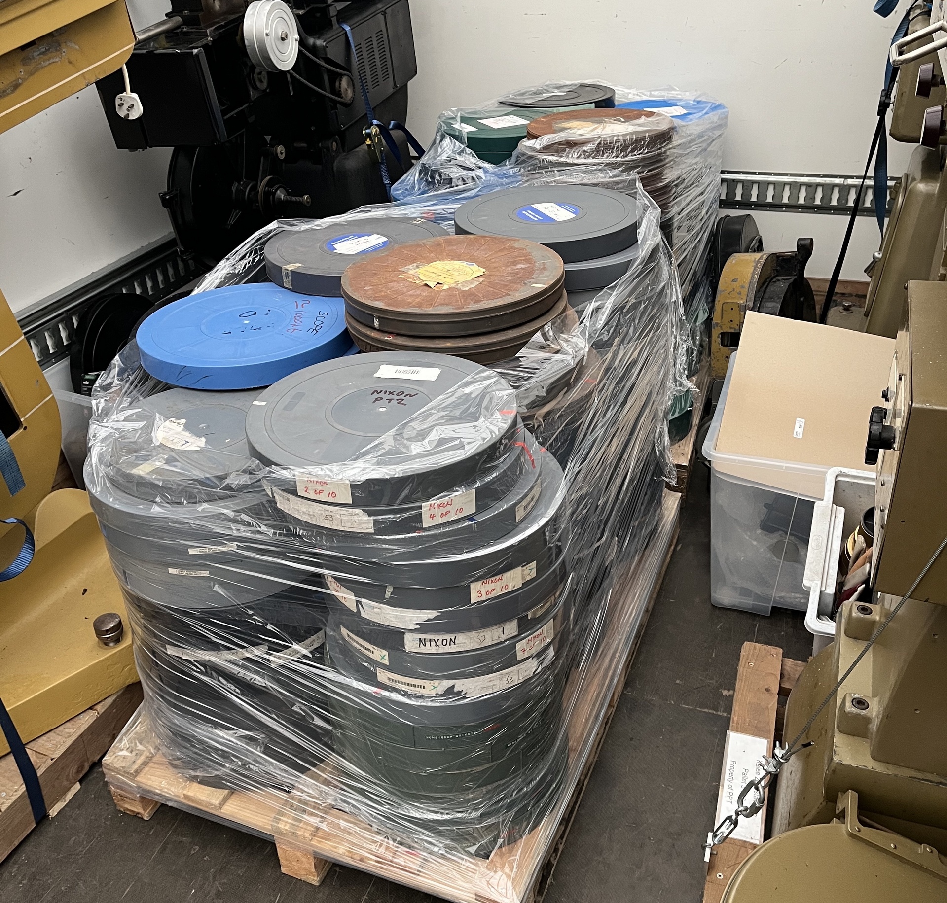 Two pallets of 35mm films